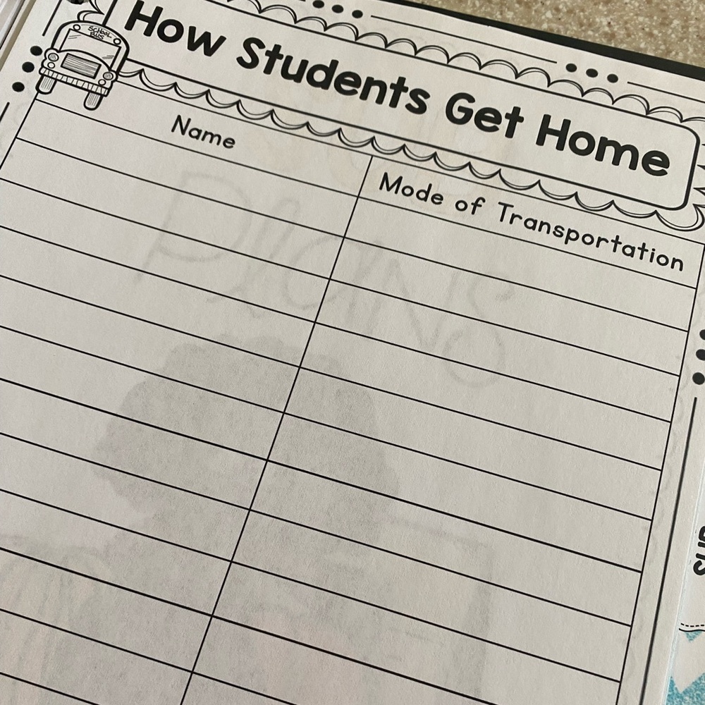 TEACHER GRAB BAG Substitute Teacher Binder - Picture 7 of 15